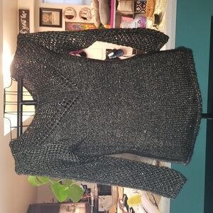 Guess black and gold knitted sweater